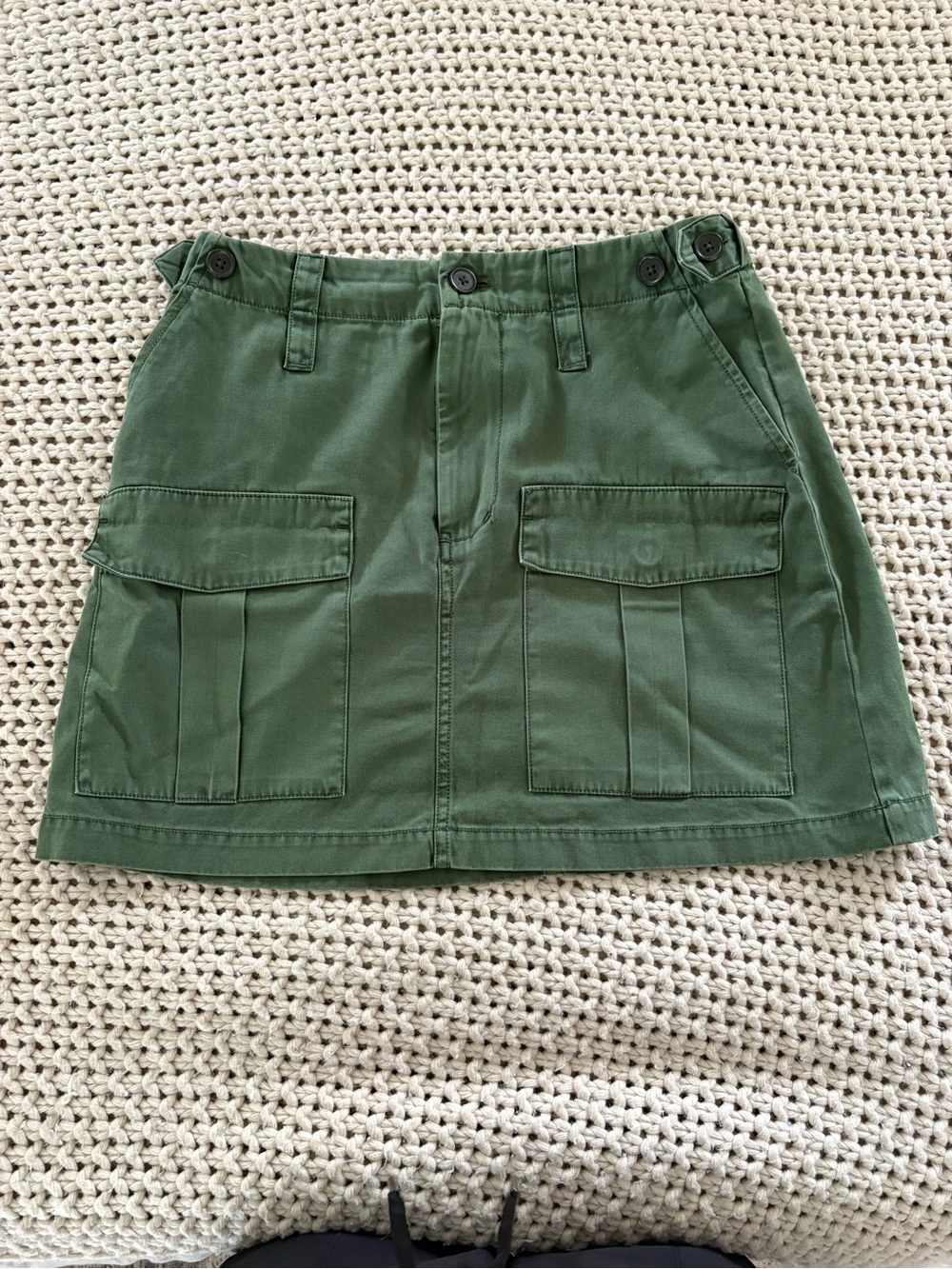 Target Green Cargo Pocket Mini Skirt